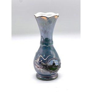 Vintage Capsco Dragon Ware Light Blue Luster